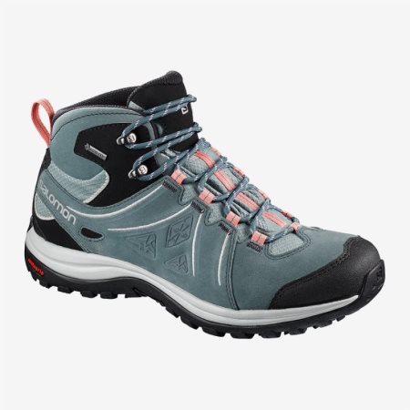 Salomon ELLIPSE 2 MID LTR GTX W Womens Hiking Boots Blue UK WYGH